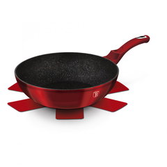 Tigaie wok fara capac 28 cm, invelis titan, Berlinger Haus, BH 6126