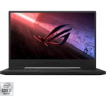 Laptop Gaming ASUS ROG Zephyrus S15 GX502LXS cu procesor Intel® Core™ i7-10875H pana la 5.1 GHz, 15.6", Full HD, 300Hz, 32GB, 512GB+512GB SSD RAID, NVIDIA® GeForce RTX™ 2080 Super with Max-Q Design 8GB, Windows 10 Home, Black