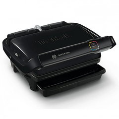 Gratar electric Tefal OptiGrill Elite GC750830, 2000 W, 12 programe automate, cronometru, suprafata antiaderenta, termometru, negru