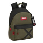 Rucsac pentru Laptop Munich Class Negru Verde militar (31 x 41 x 16 cm), Munich