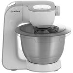 Robot de bucatarie BOSCH MUM58259, vas 3.9l, blender 1.25l, 1000W, 7 trepte viteza, alb-argintiu