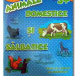 Animale domestice si salbatice - Carte de colorat cu abtibilduri (3+), 