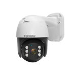 Camera Supraveghere PTZ Techstar® 19HS, 2MP, FullHD, Lumina Infrarosie si LED, Control Vertical + Orizontal, Audio Bidirectional, Detectarea Miscarii, ONVIF, P2P, Cloud, Slot MicroSD, Auto-Tracking