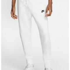 Nike, Pantaloni de trening cu buzunare laterale, Alb