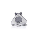 Prosop brodat Hippo, grey , 75x75cm. Fillikid