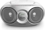 Microsistem Philips AZ215B, CD player,3W, Argintiu