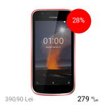 NOKIA 1 Dual Sim 8GB LTE 4G Rosu, NOKIA