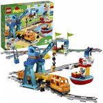 LEGO Duplo: Tren marfar 10875, 2-5 ani, 105 piese