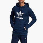 adidas Trefoil Hoodie EJ9682 Culoarea ALBASTRU MARIM