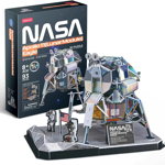 Puzzle 3D Cubic Fun Nasa Lunar Module Apollo 11 Eagle 93 piese, Cubic Fun