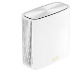 Asus Zen WIFI dual-band whole-home coverage, XD6S (W-1-PK), Network Standard: IEEE 802.11a, IEEE 802.11b, IEEE 802.11g, WiFi 4 (802.11n), WiFi 5 (802.11ac), WiFi 6 (802.11ax), IPv4, IPv6, AX5400 ultimate AX performance : 574+4804 Mbps, internal antenna x, ASUS