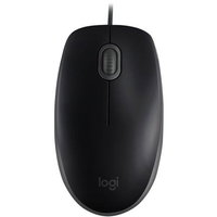 LOGITECH B110 Corded Mouse - SILENT - BLACK - USB - B2B, "910-005508" (timbru verde 0.18 lei), LOGITECH