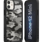 Husa Ringke Fusion X Negru Camuflaj compatibila cu Iphone 12 Mini