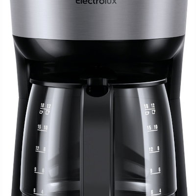 Cafetiera Electrolux Love your day EKF3700, 1100 W, 1.65 L, 12 cesti, Negru/Argintiu, Electrolux