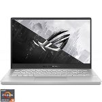 Laptop Gaming ASUS ROG Zephyrus G14 GA401IU cu procesor AMD Ryzen™ 7 4800HS pana la 4.20 GHz, 14", Full HD, 120Hz, 16GB, 512GB SSD, NVIDIA® GeForce® GTX 1660Ti Max-Q Design 6GB, Windows 10 Home, Moonlight White