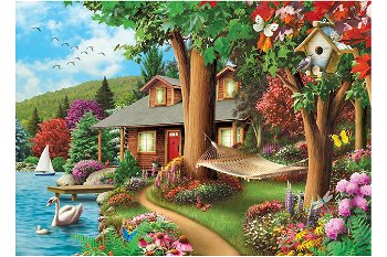 Puzzle Master Pieces - Around the Lake, 1.000 piese (Master-Pieces-71809), Master Pieces
