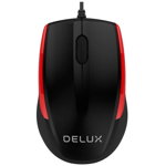 Mouse Delux M321 Negru-Verde