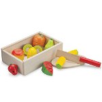 Cutie New Classic Toys cu Fructe din Lemn