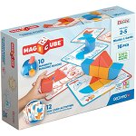 Joc de constructie Geomag, Magnetic Magic Blocks, 16 piese, Geomag