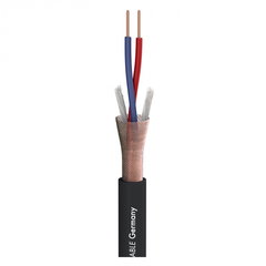 Sommer Microphone cable 2x0.22 100m bk Stage 22