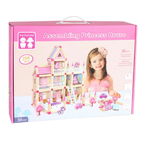 Set de constructie din lemn Assembling Princess House, 298 piese, toy