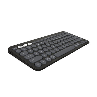 Tastatura Fara Fir Logitech Pebble Keys 2 K380s Qwerty Spaniola Alb