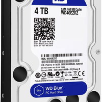 HARD DISK WESTERN DIGITAL 3.5' 4TB BLUE SATA3 INTELLIPOWER 64MB WD40EZRZ
