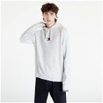 Tommy Jeans Tjm Relaxed Badge Hoodie Sweater Silver Grey Heather, Tommy Hilfiger