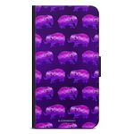 Bjornberry Caz Samsung Galaxy S3 Mini - Elefanți violet, 