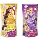 Papusa Disney Princess cu accesorii de par, Belle, HSB5292