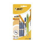 Stilou Bic Easy Clic Standard + 6 rezerve cerneala + 1 mini PIC, BIC