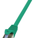 Cablu de retea , Logilink , Cat.6A 10G S/FTP PIMF PrimeLine , 3 m , verde, LogiLink