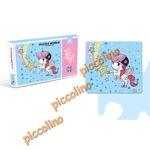 Puzzle unicorn cu sapca 25 piese, 