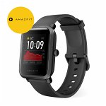 Smartwatch Amazfit BIP S 2020, waterproof, 40 zile autonomie, GPS Sony, Biotracker PPG, bluetooth 5.0, negru