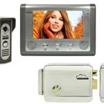 Kit Interfon video SilverCloud House 715 cu ecran LCD de 7 inch si Yala electromagnetica SilverCloud YL500