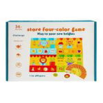 Puzzle magnetic, din lemn, Magazin, 