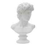 Statuetă decorativă Mauro Ferretti Roman, alb, Mauro Ferretti