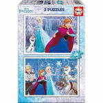 Puzzle 2x48 piese Frozen 16852, 