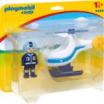Elicopter de politie playmobil 1.2.3, Playmobil