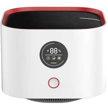 Purificator de Aer NEX CARE®, 7W, Silentios, CADR 120m3/h, Display digital, 3 trepte de viteza, PM2.5, Baterie 4000 mAh, Senzor calitate aer, 20mp, Alb