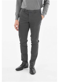 CORNELIANI Orio Comfort Trousers With Logotype And Tab And Button Closu Gray