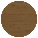 Blat de masă, maro, Ø90x2,5 cm, lemn masiv de pin