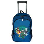 Rucsac Troler LEGO NinjaGo Into the unknown, 35L, material 600D polyester (Albastru), LEGO