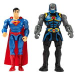 Set 2 figurine flxibile Superman si Darkseid cu 6 accesorii