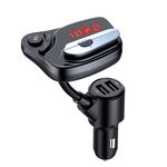 Car Kit Auto Klausstech, Modulator Fm, Casca Bluetooth, Mp3 Player, Incarcator Usb, Hands-free, 12-24v, Negru, KlaussTech