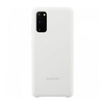 Husa Cover Silicon Samsung pentru Samsung Galaxy S20 Alb