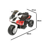 Motocicleta electrica pentru copii, rosie, JT5188, cu baterie 6V/4Ah, BMW S1000R, Cod: DISLF31R, Lean Cars, Lean Cars