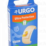 Plasturi pentru rani minore, 10 bucati, Urgo Ultra Protect, URGO