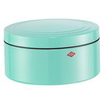 Cutie metalica pentru dulciuri, Classic Line Verde Mint, Ø24xH12,4 cm