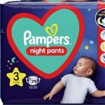 Pampers Night Pants 3 scutece, 6-11 kg, 29 buc., Pampers
